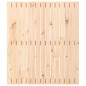 vidaXL Cabecero de cama de pared madera maciza de pino 95,5x3x110 cm vidaXL Cabecero de cama de pared madera maciza de pino 95,5x3x110 cm