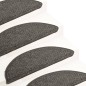 vidaXL Alfombras de peldaños de escalera 15 uds antracita 56x17x3 cm vidaXL Alfombras de peldaños de escalera 15 uds antracita 56x17x3 cm