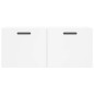 vidaXL Armario de pared madera de ingeniería blanco 80x36,5x35 cm vidaXL Armario de pared madera de ingeniería blanco 80x36,5x35 cm