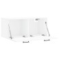 vidaXL Armario de pared madera de ingeniería blanco 80x36,5x35 cm vidaXL Armario de pared madera de ingeniería blanco 80x36,5x35 cm