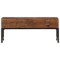 vidaXL Banco de madera maciza reciclada 110 cm vidaXL Banco de madera maciza reciclada 110 cm