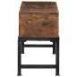 vidaXL Banco de madera maciza reciclada 110 cm vidaXL Banco de madera maciza reciclada 110 cm