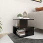 vidaXL Mesa auxiliar de madera contrachapada negro 40x40x40 cm vidaXL Mesa auxiliar de madera contrachapada negro 40x40x40 cm
