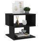 vidaXL Mesa auxiliar de madera contrachapada negro 40x40x40 cm vidaXL Mesa auxiliar de madera contrachapada negro 40x40x40 cm