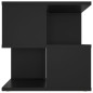 vidaXL Mesa auxiliar de madera contrachapada negro 40x40x40 cm vidaXL Mesa auxiliar de madera contrachapada negro 40x40x40 cm