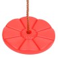 vidaXL Columpio de placa rojo 200 cm vidaXL Columpio de placa rojo 200 cm