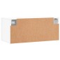 vidaXL Armario de pared madera de ingeniería blanco 80x36,5x35 cm vidaXL Armario de pared madera de ingeniería blanco 80x36,5x35 cm