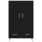 vidaXL Aparador alto madera de ingeniería negro 69,5x31x115 cm vidaXL Aparador alto madera de ingeniería negro 69,5x31x115 cm