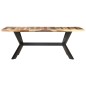 vidaXL Mesa de comedor madera maciza con acabado miel 200x100x75 cm vidaXL Mesa de comedor madera maciza con acabado miel 200x100x75 cm