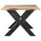vidaXL Mesa de comedor madera maciza con acabado miel 200x100x75 cm vidaXL Mesa de comedor madera maciza con acabado miel 200x100x75 cm