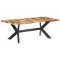 vidaXL Mesa de comedor madera maciza con acabado miel 200x100x75 cm vidaXL Mesa de comedor madera maciza con acabado miel 200x100x75 cm