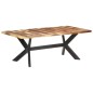 vidaXL Mesa de comedor madera maciza con acabado miel 200x100x75 cm vidaXL Mesa de comedor madera maciza con acabado miel 200x100x75 cm
