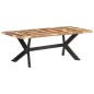 vidaXL Mesa de comedor madera maciza con acabado miel 200x100x75 cm vidaXL Mesa de comedor madera maciza con acabado miel 200x100x75 cm
