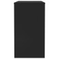vidaXL Escritorio de madera contrachapada negro 90x40x72 cm vidaXL Escritorio de madera contrachapada negro 90x40x72 cm