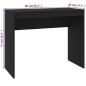 vidaXL Escritorio de madera contrachapada negro 90x40x72 cm vidaXL Escritorio de madera contrachapada negro 90x40x72 cm