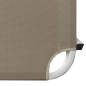 vidaXL Tumbona de aluminio y textilene gris taupe vidaXL Tumbona de aluminio y textilene gris taupe