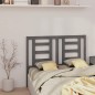 vidaXL Cabecero de cama madera maciza de pino gris 146x4x100 cm vidaXL Cabecero de cama madera maciza de pino gris 146x4x100 cm