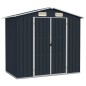 vidaXL Cobertizo de jardín acero galvanizado antracita 205x129x183 cm vidaXL Cobertizo de jardín acero galvanizado antracita 205x129x183 cm