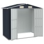 vidaXL Cobertizo de jardín acero galvanizado antracita 205x129x183 cm vidaXL Cobertizo de jardín acero galvanizado antracita 205x129x183 cm