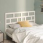 vidaXL Cabecero de cama madera maciza de pino blanco 146x4x100 cm vidaXL Cabecero de cama madera maciza de pino blanco 146x4x100 cm