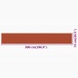 vidaXL Toldo para balcón HDPE naranja 75x500 cm vidaXL Toldo para balcón HDPE naranja 75x500 cm