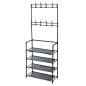 Storage solutions Perchero con 4 estantes 60x26x155 cm Storage solutions Perchero con 4 estantes 60x26x155 cm