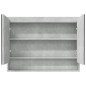vidaXL Armario de baño con espejo MDF gris hormigón 80x15x60 cm vidaXL Armario de baño con espejo MDF gris hormigón 80x15x60 cm