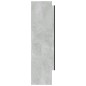 vidaXL Armario de baño con espejo MDF gris hormigón 80x15x60 cm vidaXL Armario de baño con espejo MDF gris hormigón 80x15x60 cm