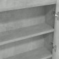 vidaXL Armario de baño con espejo MDF gris hormigón 80x15x60 cm vidaXL Armario de baño con espejo MDF gris hormigón 80x15x60 cm