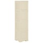 vidaXL Armario de plástico diseño madera blanco angora 40x43x164 cm vidaXL Armario de plástico diseño madera blanco angora 40x43x164 cm