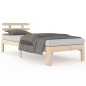 vidaXL Estructura de cama de madera maciza 90x200 cm vidaXL Estructura de cama de madera maciza 90x200 cm