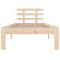 vidaXL Estructura de cama de madera maciza 90x200 cm vidaXL Estructura de cama de madera maciza 90x200 cm