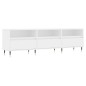 vidaXL Mueble de TV madera contrachapada blanco 150x30x44,5 cm