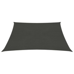vidaXL Toldo de vela gris antracita HDPE 160 g/m² 5x5 m 
