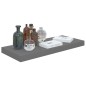 vidaXL Estantes flotante de pared 4 uds MDF gris brillo 60x23,5x3,8 cm vidaXL Estantes flotante de pared 4 uds MDF gris brillo 60x23,5x3,8 cm