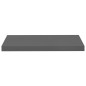 vidaXL Estantes flotante de pared 4 uds MDF gris brillo 60x23,5x3,8 cm vidaXL Estantes flotante de pared 4 uds MDF gris brillo 60x23,5x3,8 cm