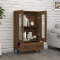 vidaXL Aparador alto de madera contrachapada marrón roble 70x31x115 cm vidaXL Aparador alto de madera contrachapada marrón roble 70x31x115 cm