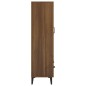 vidaXL Aparador alto de madera contrachapada marrón roble 70x31x115 cm vidaXL Aparador alto de madera contrachapada marrón roble 70x31x115 cm