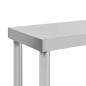 vidaXL Estante para mesa de trabajo de acero inoxidable 120x30x35 cm vidaXL Estante para mesa de trabajo de acero inoxidable 120x30x35 cm