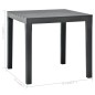 vidaXL Mesa de jardín con 2 bancos plástico gris antracita vidaXL Mesa de jardín con 2 bancos plástico gris antracita