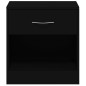 vidaXL Mesitas de noche 2 unidades con cajón negro vidaXL Mesitas de noche 2 unidades con cajón negro