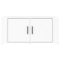 vidaXL Mesa de centro madera contrachapada blanco 80x50x36 cm