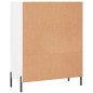 vidaXL Estantería madera de ingeniería blanco 69,5x32,5x90 cm vidaXL Estantería madera de ingeniería blanco 69,5x32,5x90 cm