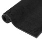 vidaXL Felpudo de rayas negro 60x80 cm vidaXL Felpudo de rayas negro 60x80 cm