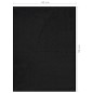 vidaXL Felpudo de rayas negro 60x80 cm vidaXL Felpudo de rayas negro 60x80 cm