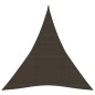 vidaXL Toldo de vela HDPE marrón 160 g/m² 4x5x5 m vidaXL Toldo de vela HDPE marrón 160 g/m² 4x5x5 m