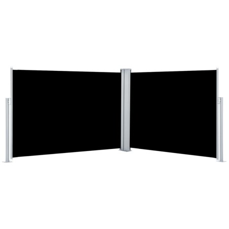 vidaXL Toldo lateral retráctil negro 100x1000 cm