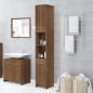 vidaXL Armario de baño madera contrachapada roble marrón 30x30x183,5cm vidaXL Armario de baño madera contrachapada roble marrón 30x30x183,5cm