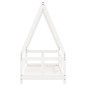 vidaXL Estructura de cama para niños madera de pino blanco 70x140 cm vidaXL Estructura de cama para niños madera de pino blanco 70x140 cm
