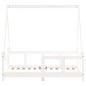 vidaXL Estructura de cama para niños madera de pino blanco 70x140 cm vidaXL Estructura de cama para niños madera de pino blanco 70x140 cm